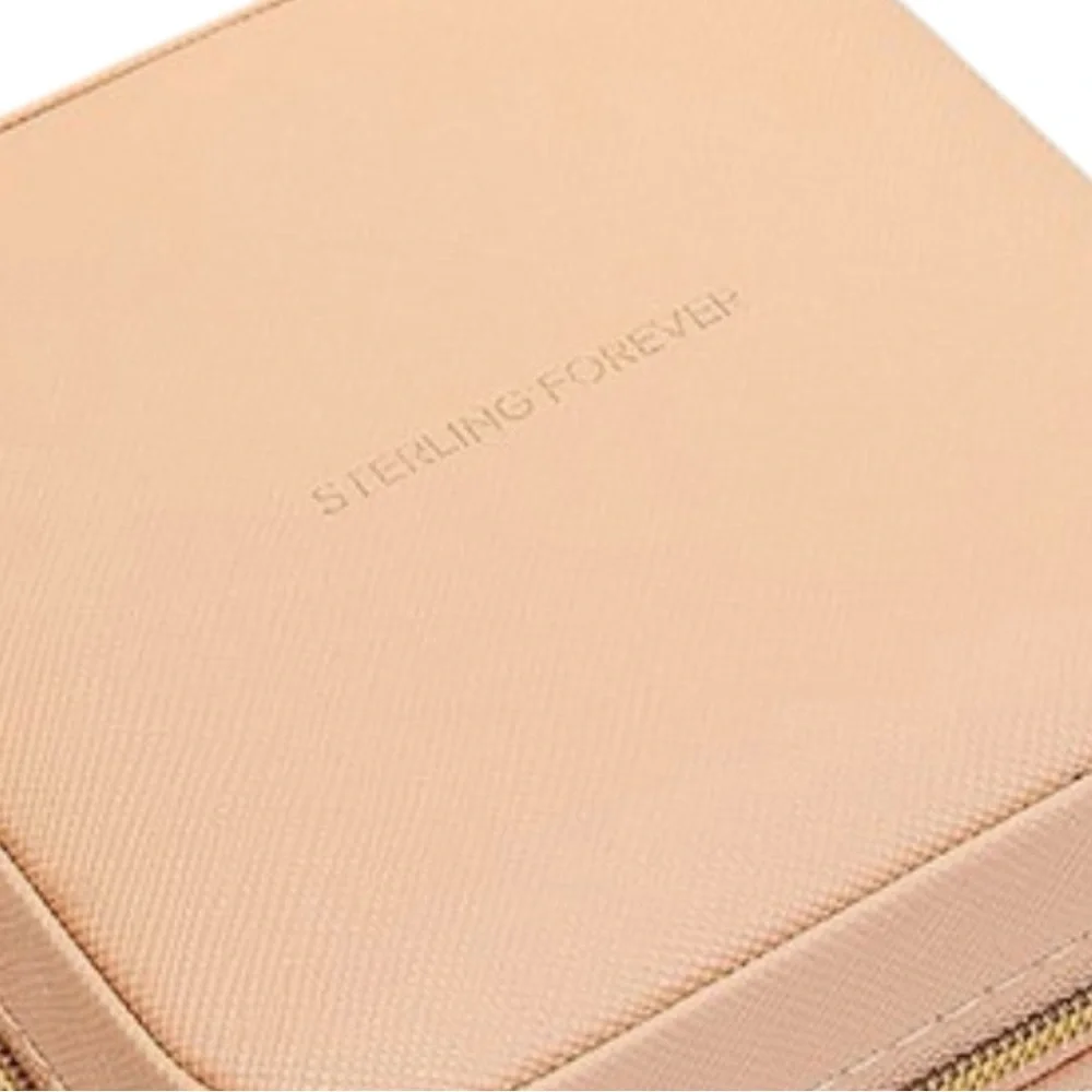 STERLING FOREVER Jewelry Travel Case • Blush Pink NEW